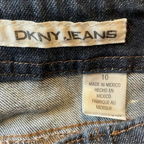 DKNY HIGH RISE VINTAGE VIBES CLASSY CHARCOAL BLACK DENIM JEANS SIZE 10 - Picture 8 of 9